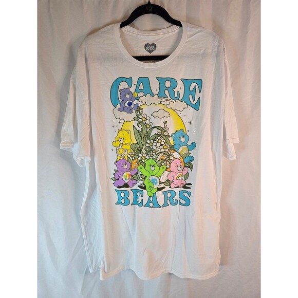 Care Bear Men’s Shirt 3XL White Graphic Tee 100% Cotton NWOT - Picture 1 of 3